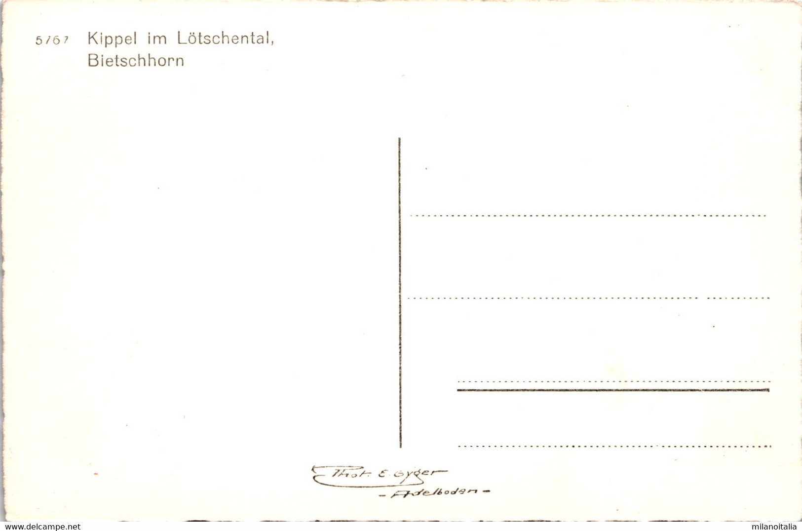 Kippel Im Lötschental (5767) - Phot. Gyger - Kippel