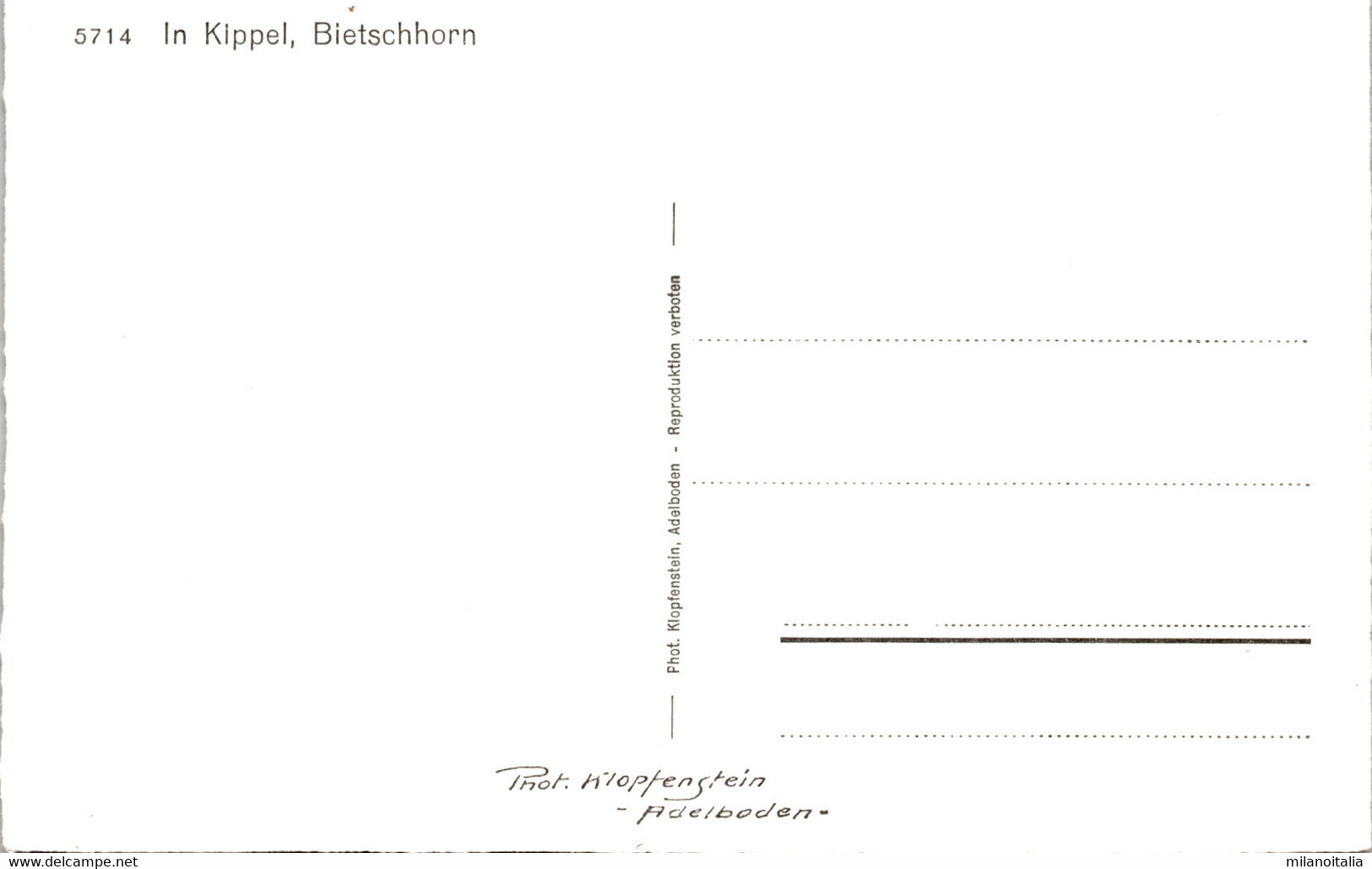 In Kippel, Bietschhorn (5714) - Kippel