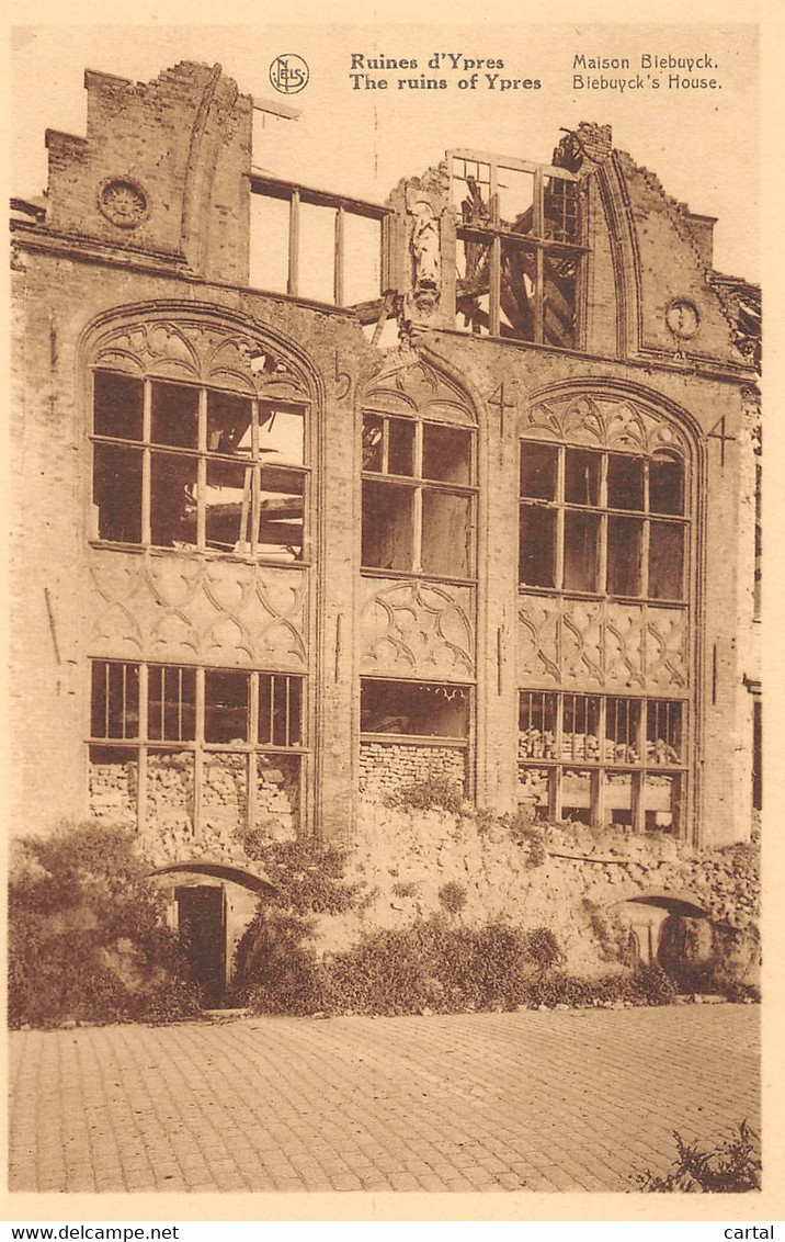 Ruines D'YPRES - Maison Biebuyck. - Ieper