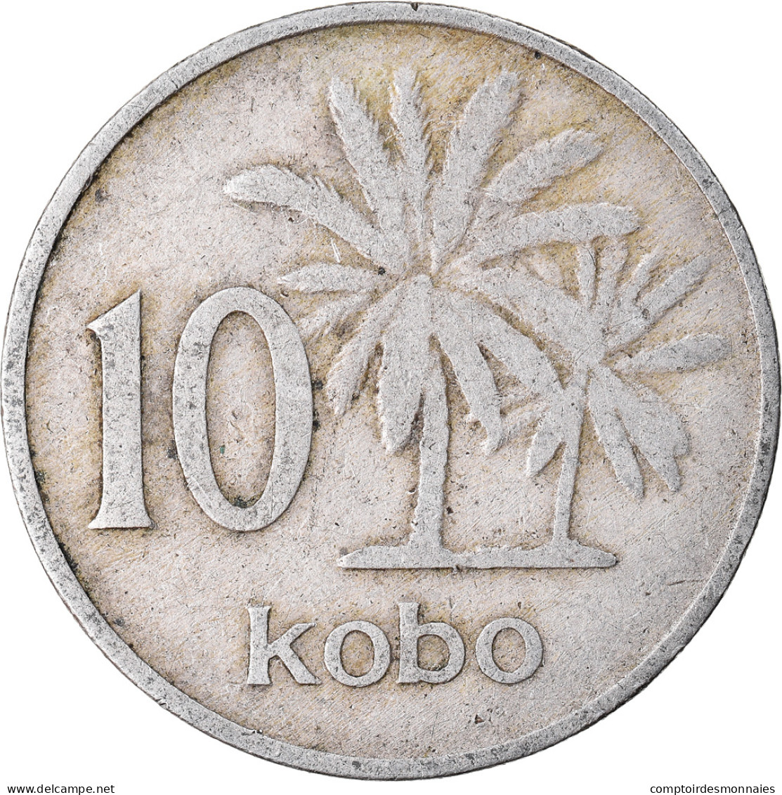 Monnaie, Nigéria, Elizabeth II, 10 Kobo, 1973, TB+, Copper-nickel, KM:10.1 - Nigeria