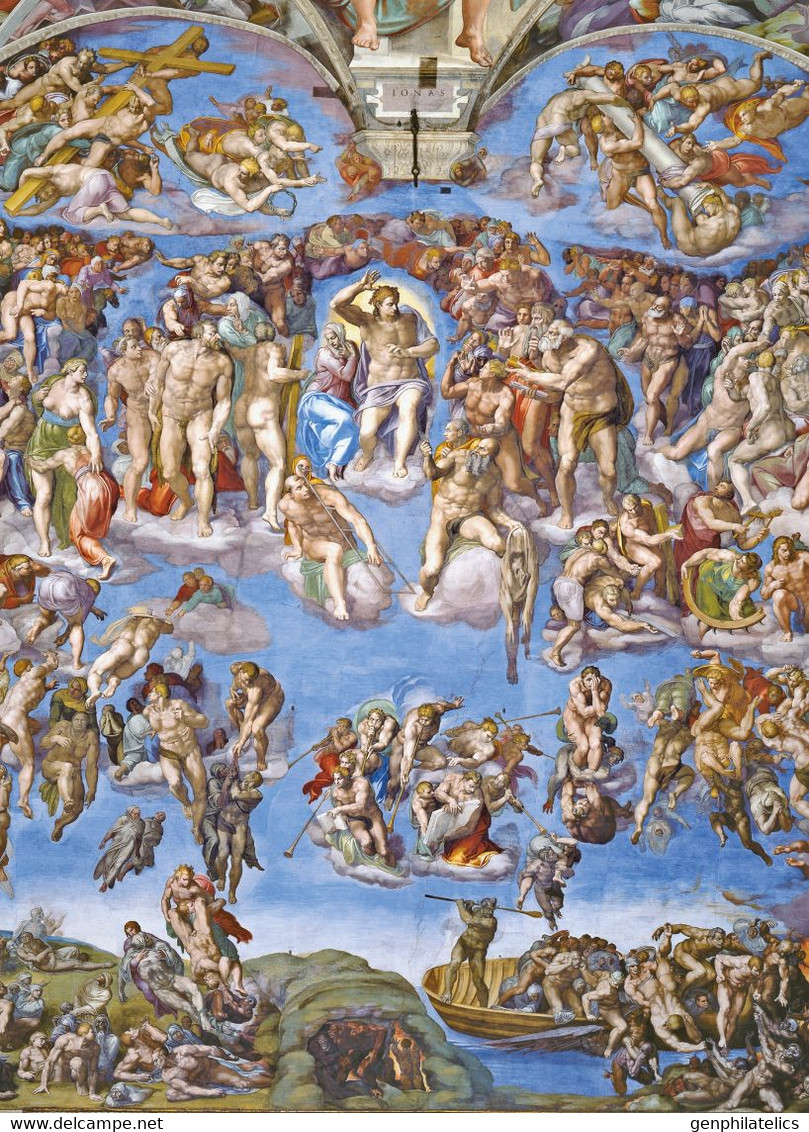 NEW Clementoni Jigsaw Puzzle 1000 Pc Pieces Tiles Museum Collection Michelangelo "Universal Judgement" - Rompecabezas