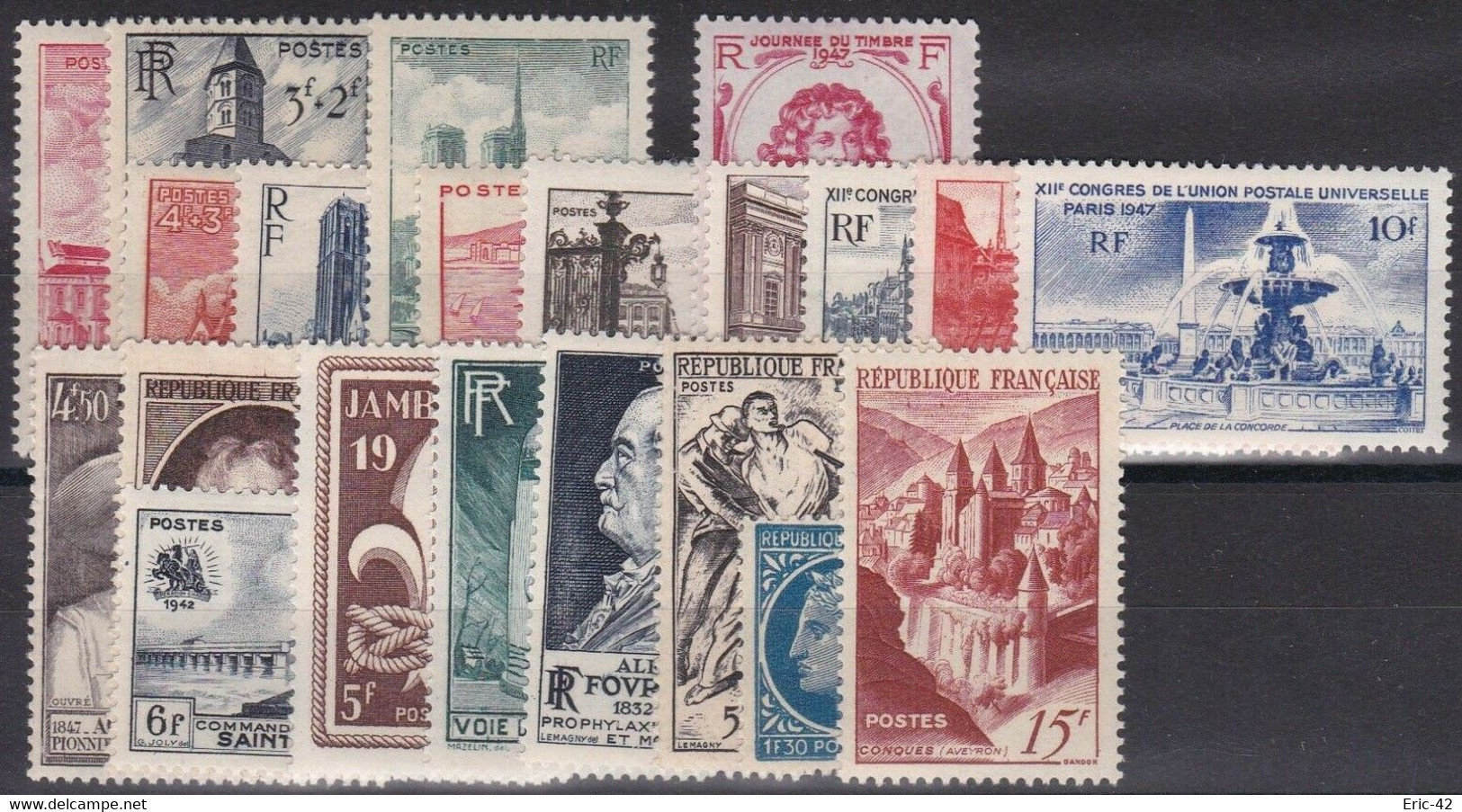 ANNEE 1947 COMPLETE NEUF** MNH - 1940-1949