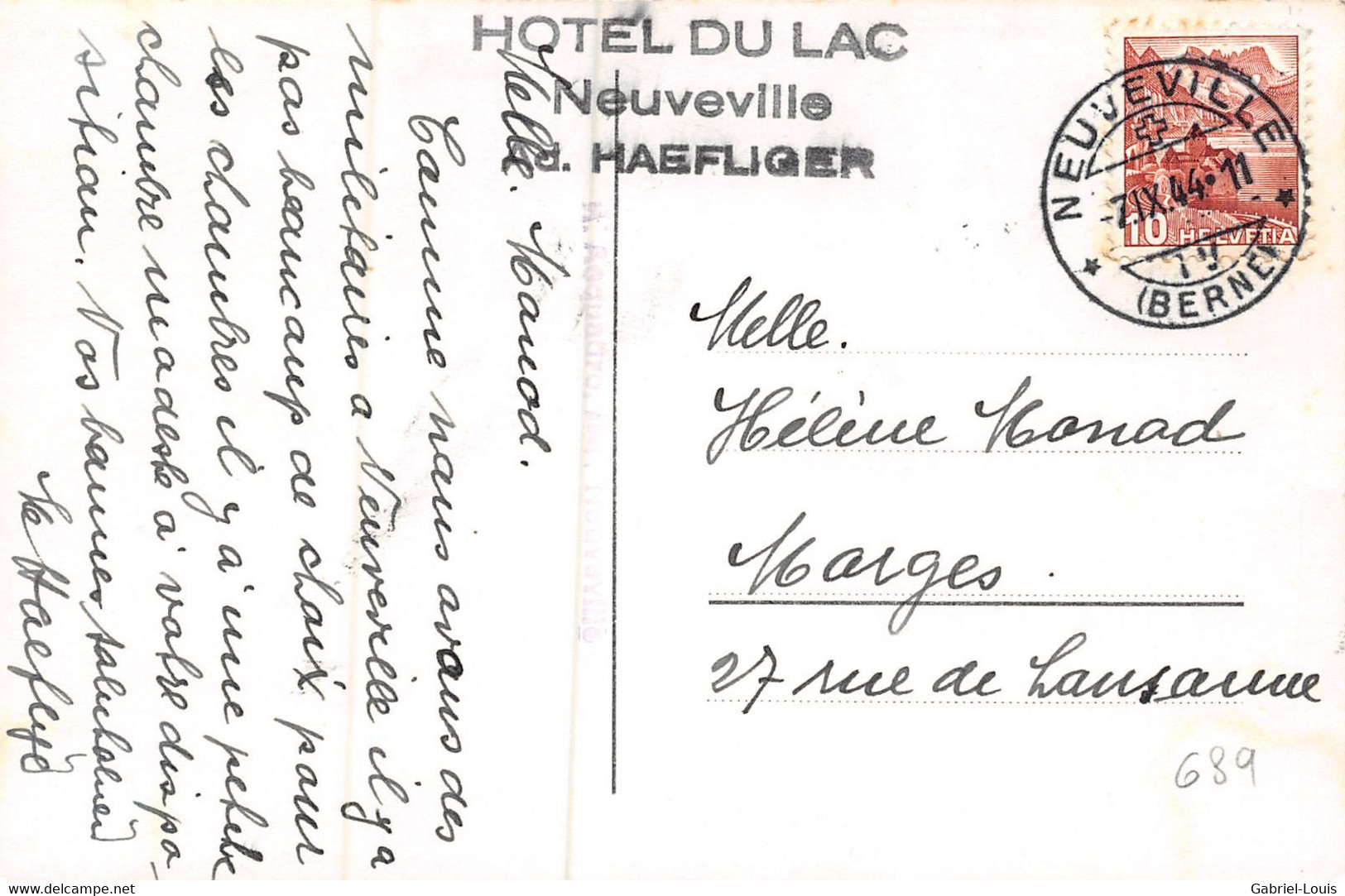 Carte-Photo - La Neuveville Hôtel Du Lac - La Neuveville