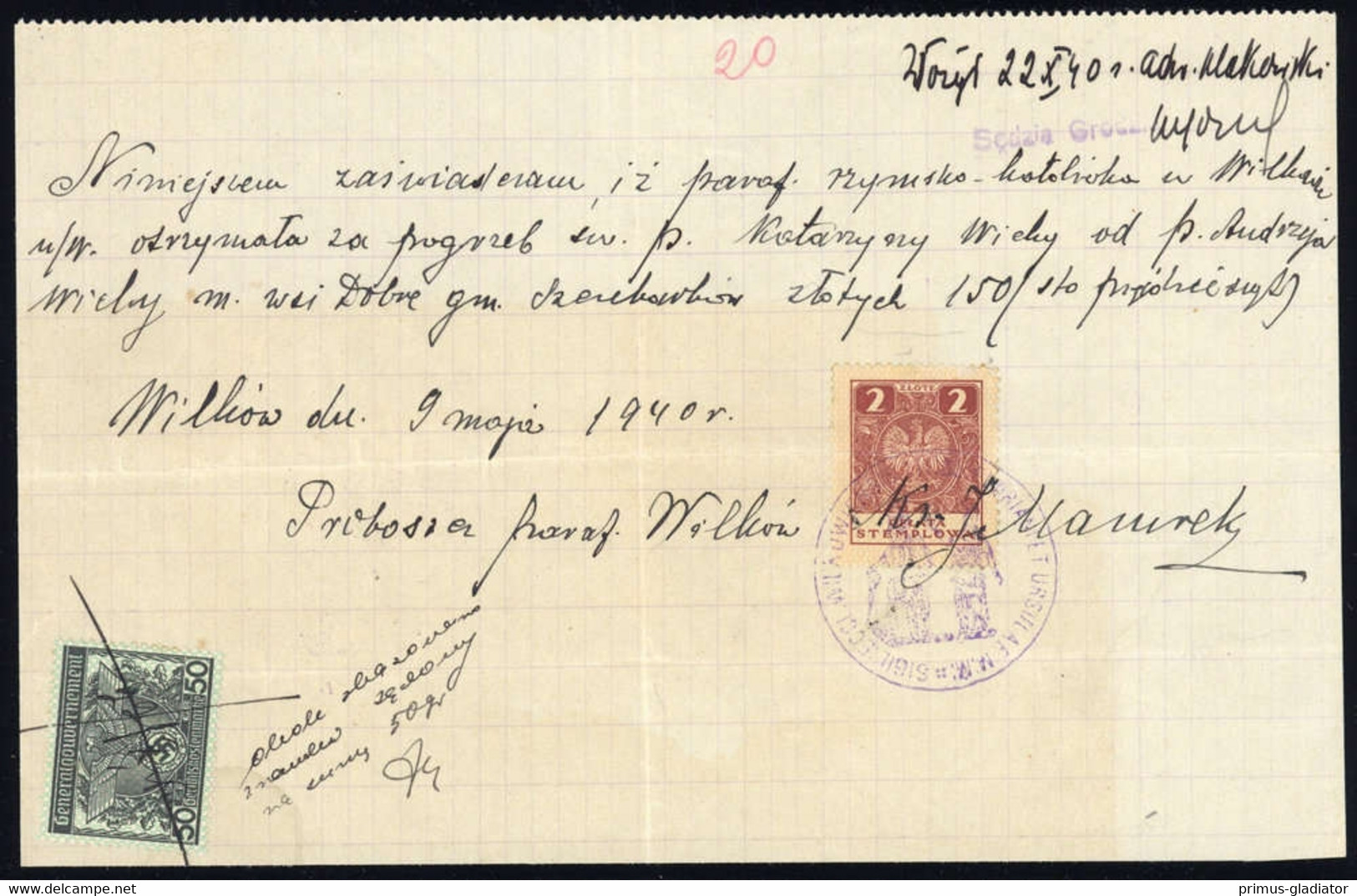 1940, Polen, Briefst. - Sonstige & Ohne Zuordnung