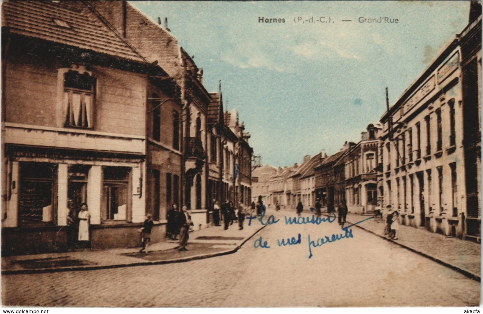 CPA HARNES - Grand'Rue (129483) - Harnes