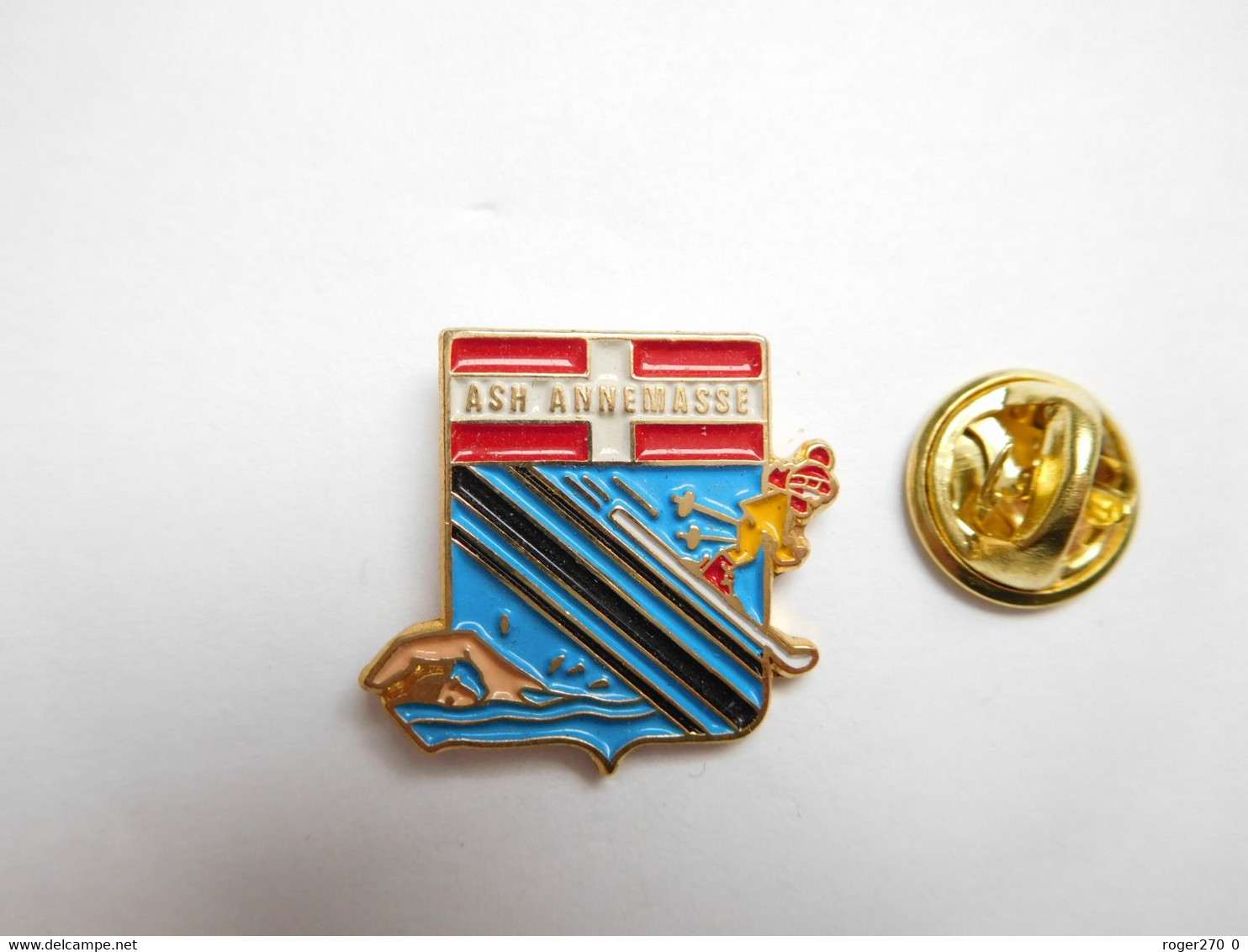 Beau Pin's , ASH Annemasse , Ski , Natation , Blason , Haute Savoie - Wintersport