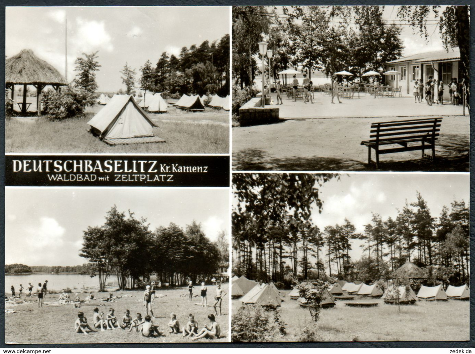 E2696 - TOP Deutschbaselitz Waldbad Freibad Zeltplatz - Verlag VEB Bild Und Heimat Reichenbach - Kamenz