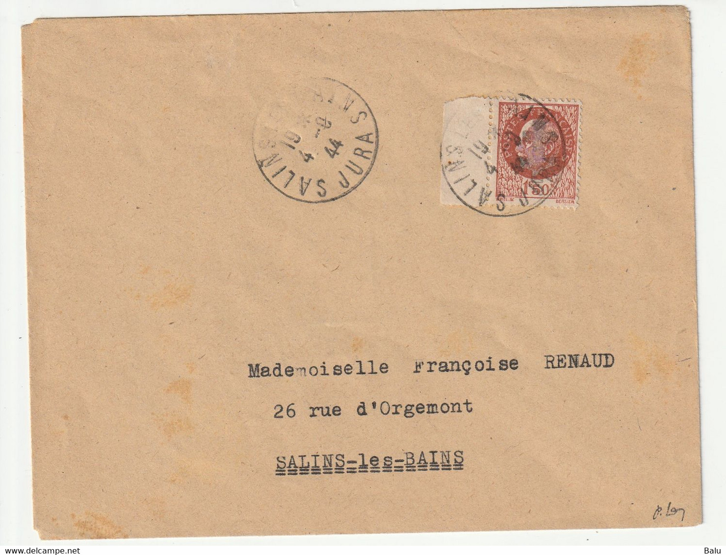 Frankreich 4.9.1944 Liberation Salins Les Bains, Jura, Nr. 2 Und 3, 2 Blanko-Umschläge, Signiert P.Mayer, 8 Scans - Bevrijding