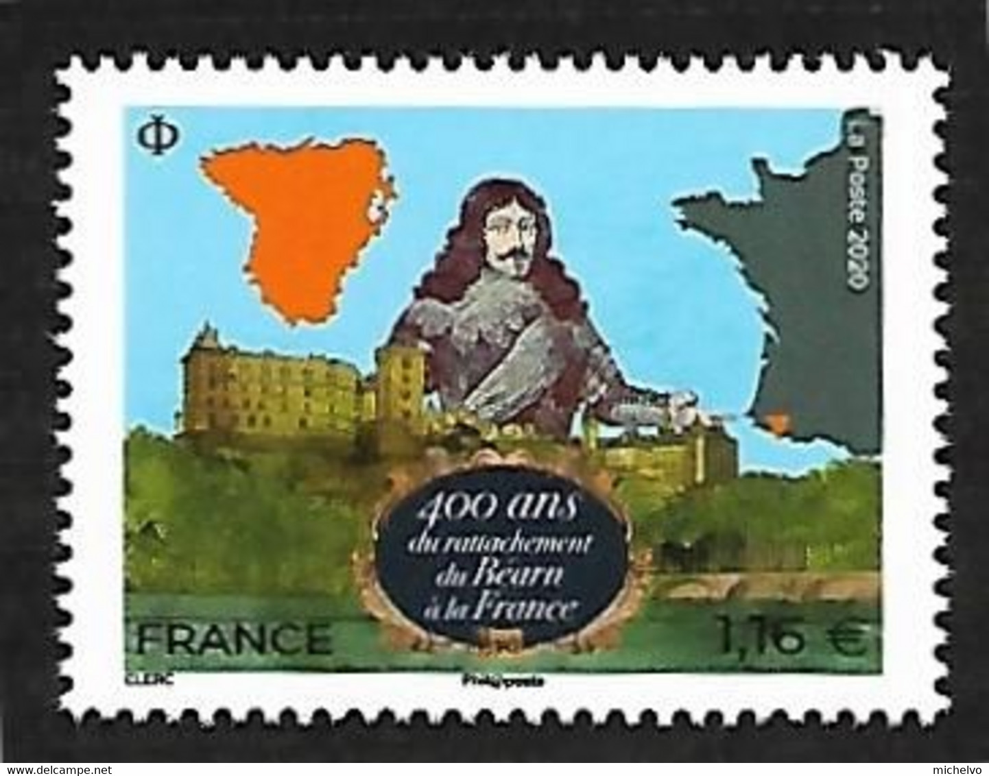 France 2020 - Yv N° 5434 ** - 400 Ans Du Rattachement Du Béarn à La France - Unused Stamps
