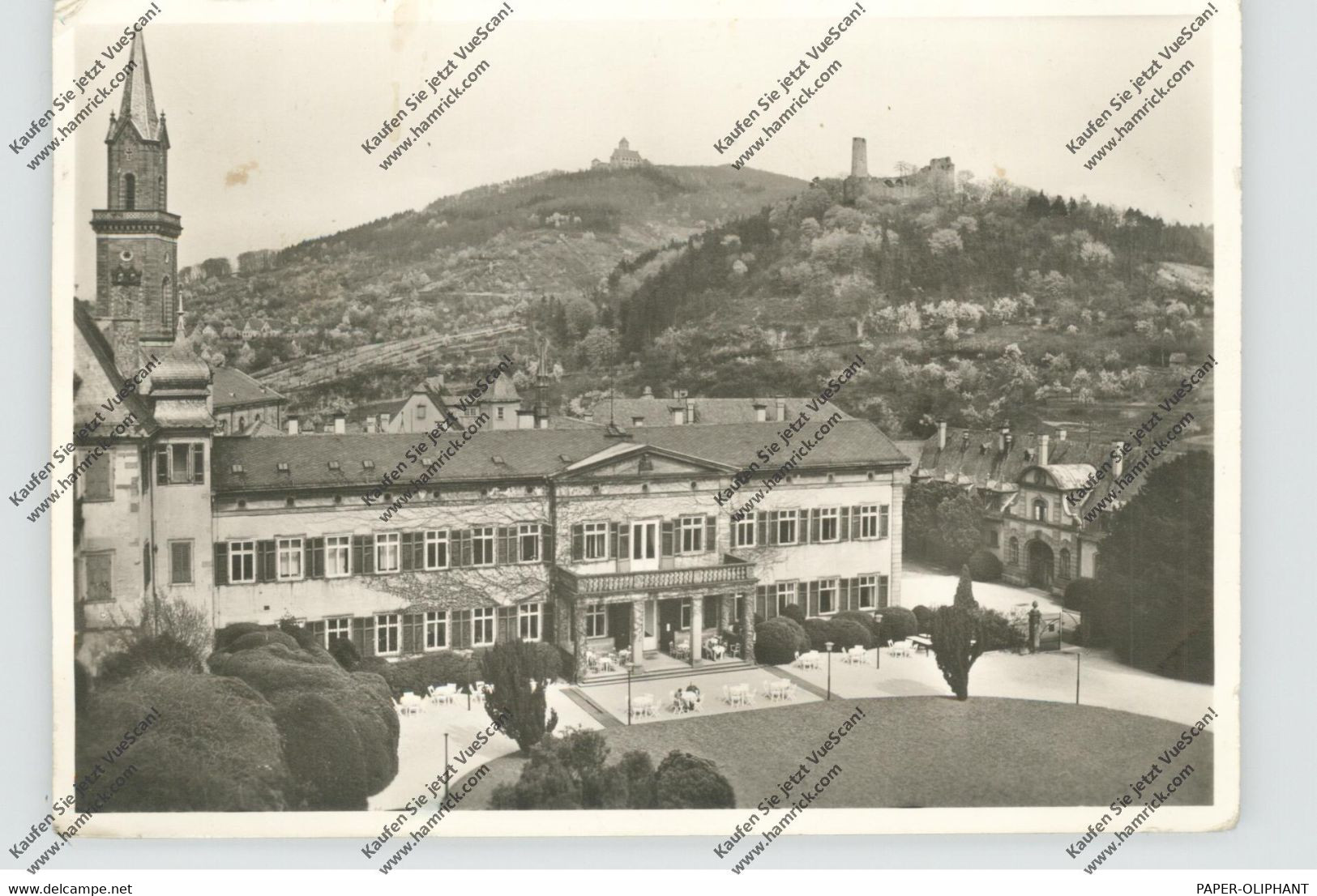 6940 WEINHEIM, Schloßpark-Kaffee, 1952 - Weinheim