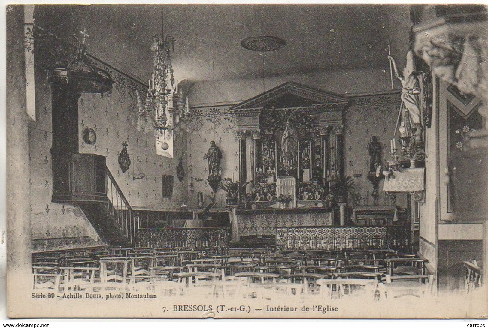 82 BRESSOLS Intérieur De L'Eglise - Bressols