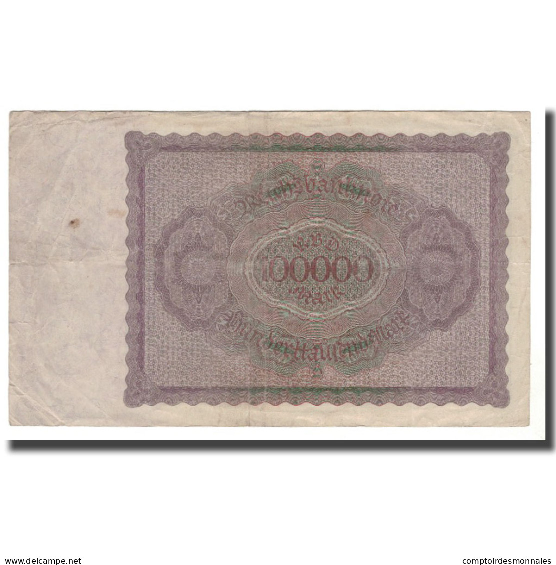 Billet, Allemagne, 100,000 Mark, 1923, 1923-02-01, KM:83a, TTB - 100000 Mark