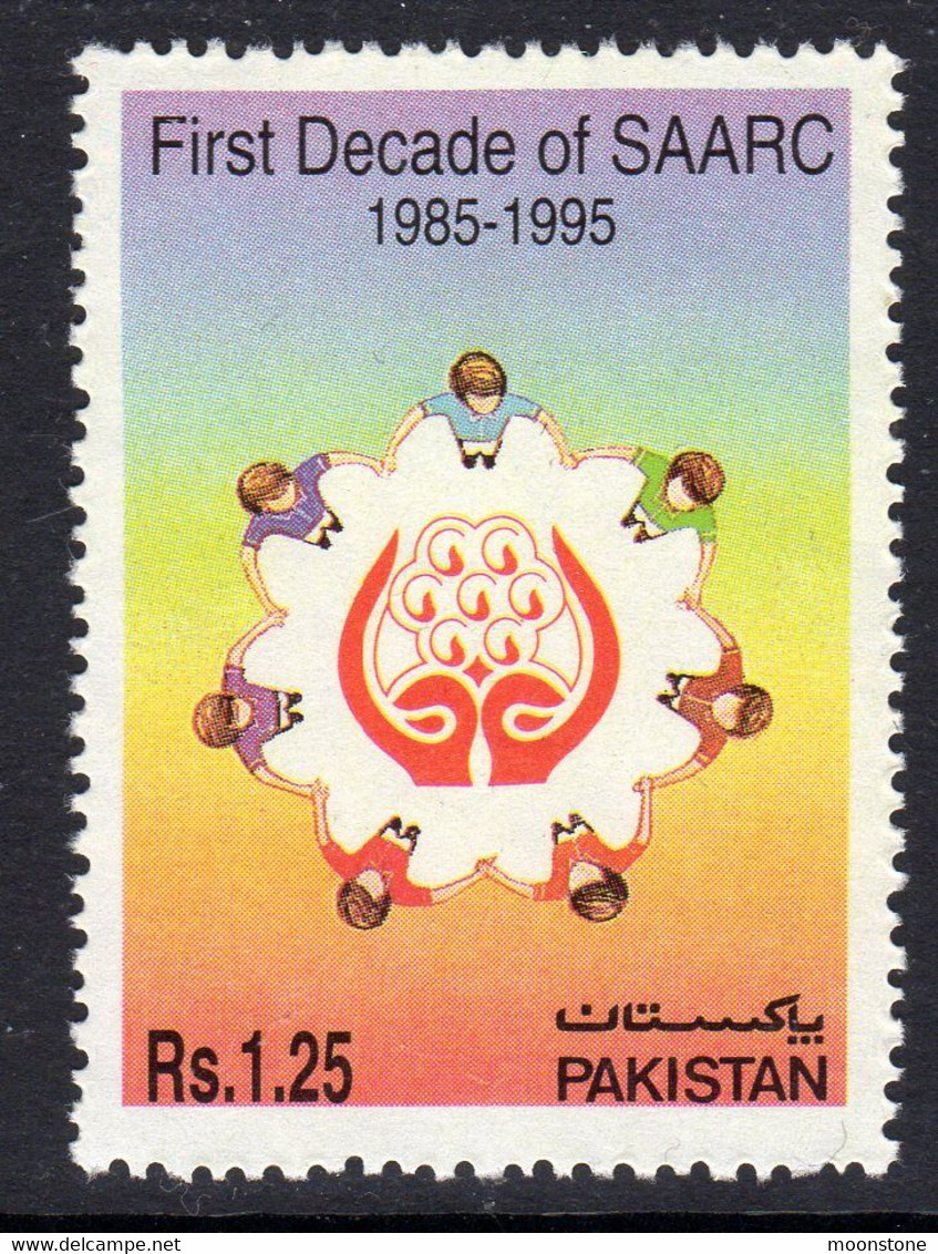 Pakistan 1995 10th Anniversary Of Regional Co-operation Association, MNH, SG 992 (E) - Pakistan