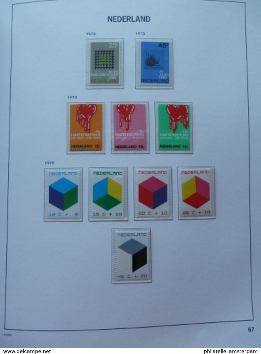 Netherlands 1969-1989: Nearly Complete MNH Collection In DAVO Luxury Album With Slipcase - Collections (en Albums)