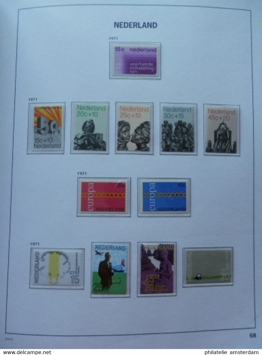 Netherlands 1969-1989: Nearly complete MNH collection in DAVO Luxury album with slipcase