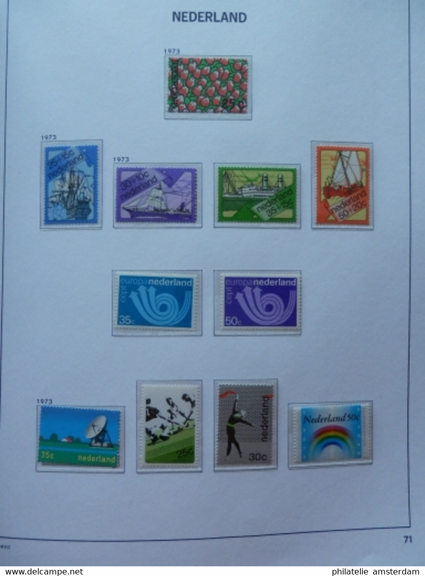 Netherlands 1969-1989: Nearly complete MNH collection in DAVO Luxury album with slipcase