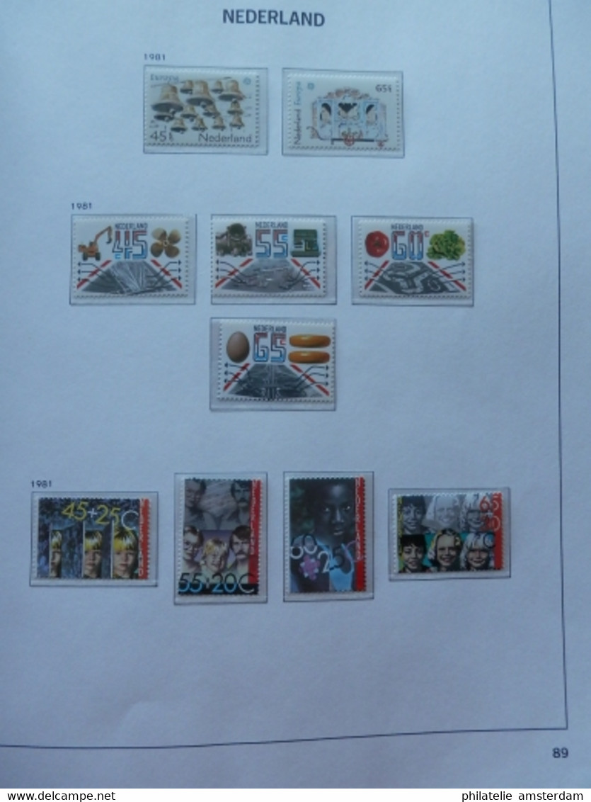 Netherlands 1969-1989: Nearly complete MNH collection in DAVO Luxury album with slipcase