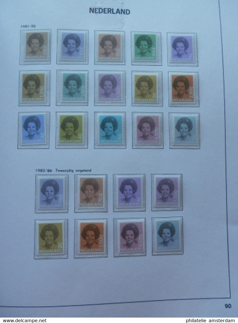 Netherlands 1969-1989: Nearly complete MNH collection in DAVO Luxury album with slipcase