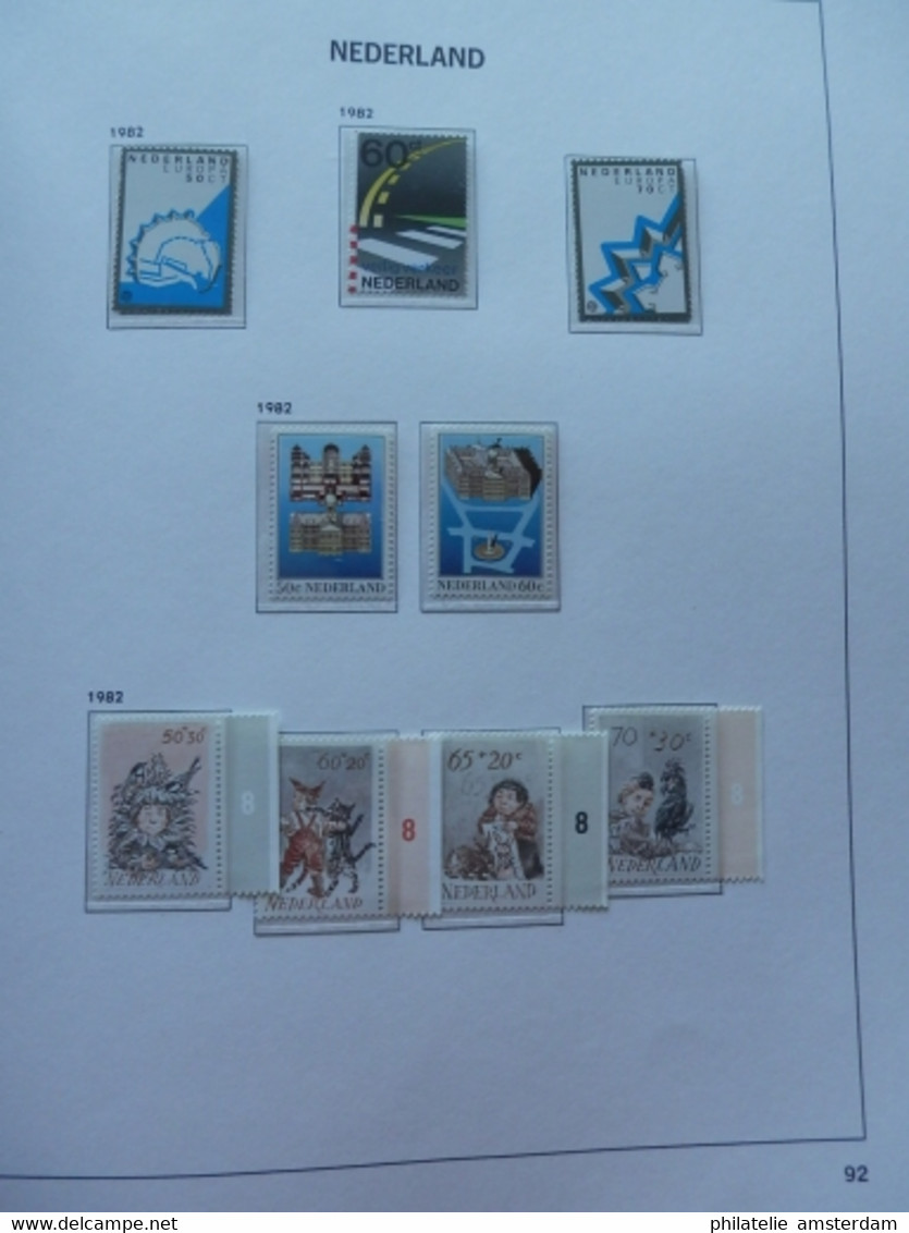 Netherlands 1969-1989: Nearly complete MNH collection in DAVO Luxury album with slipcase