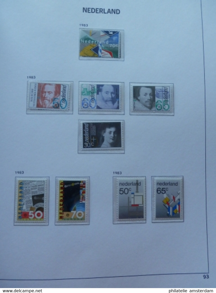 Netherlands 1969-1989: Nearly complete MNH collection in DAVO Luxury album with slipcase