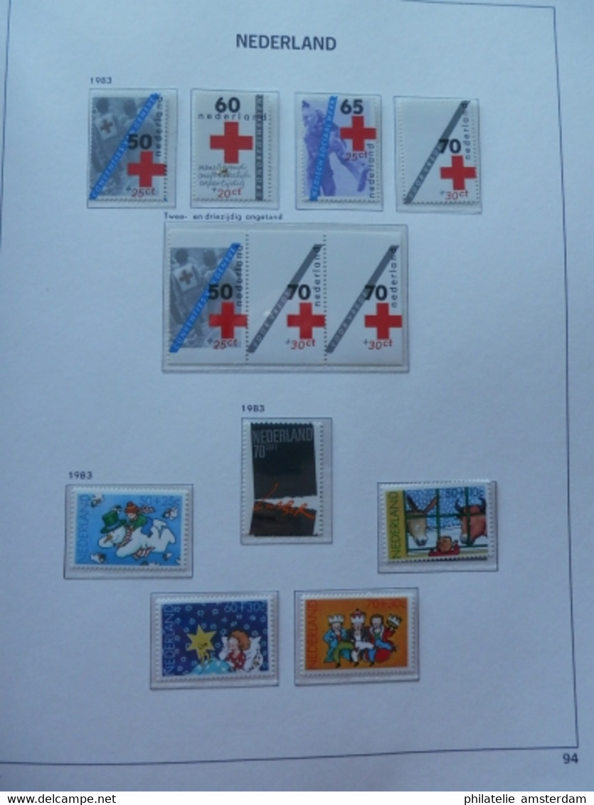 Netherlands 1969-1989: Nearly complete MNH collection in DAVO Luxury album with slipcase