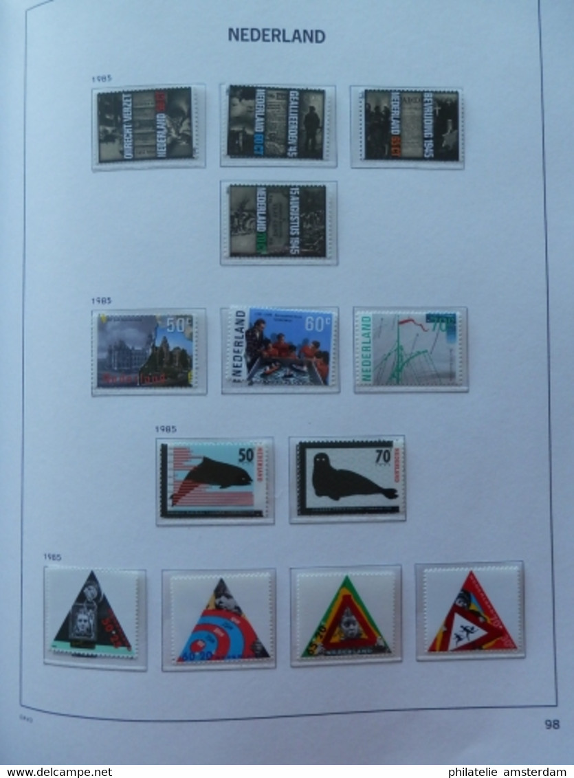 Netherlands 1969-1989: Nearly complete MNH collection in DAVO Luxury album with slipcase