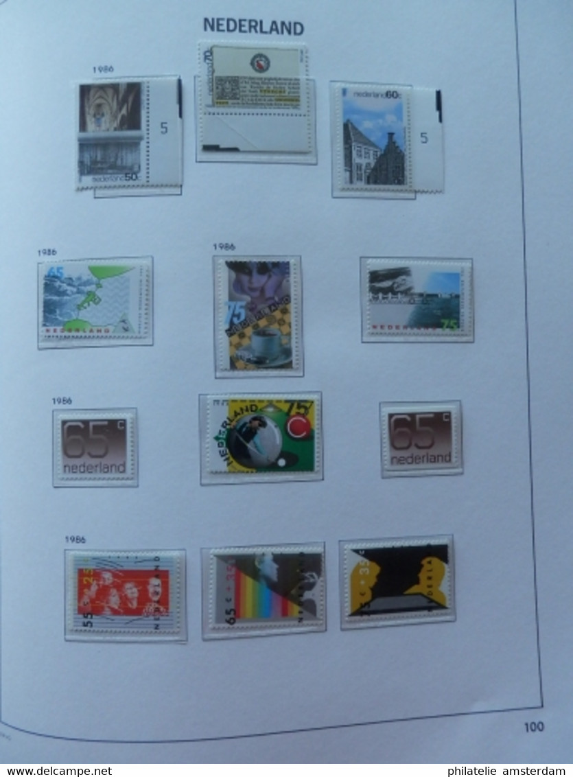 Netherlands 1969-1989: Nearly complete MNH collection in DAVO Luxury album with slipcase