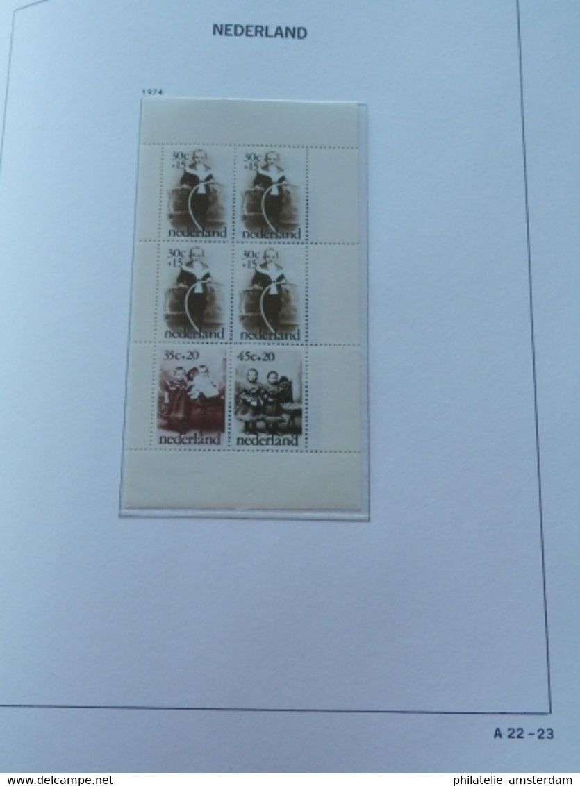 Netherlands 1969-1989: Nearly complete MNH collection in DAVO Luxury album with slipcase