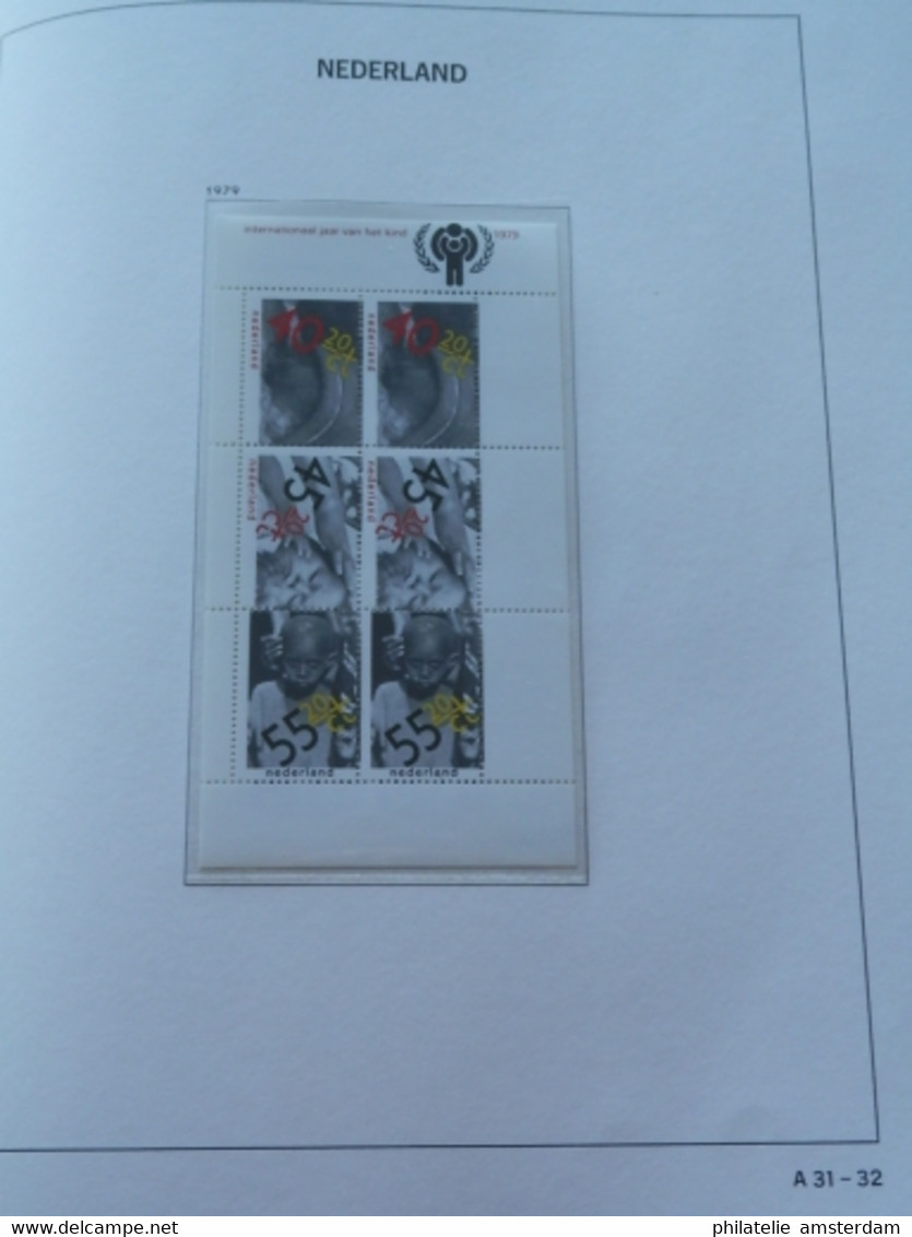 Netherlands 1969-1989: Nearly complete MNH collection in DAVO Luxury album with slipcase