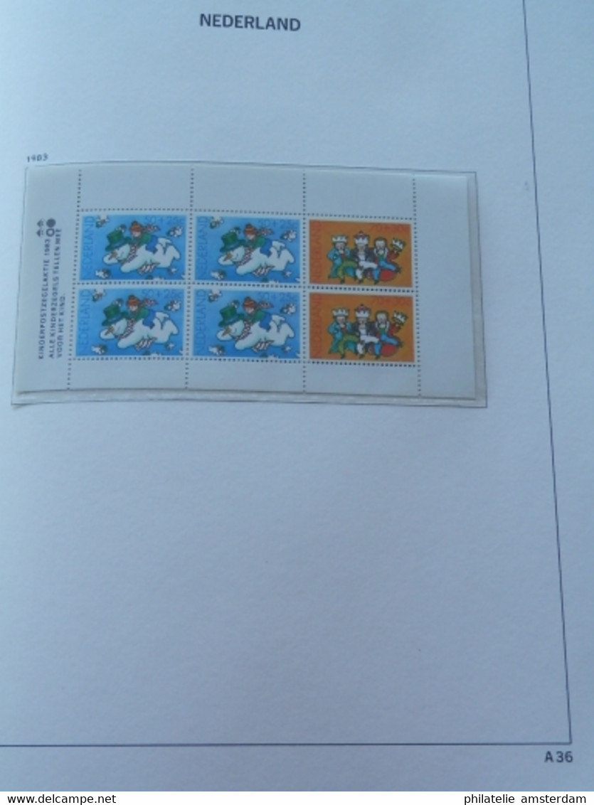 Netherlands 1969-1989: Nearly complete MNH collection in DAVO Luxury album with slipcase