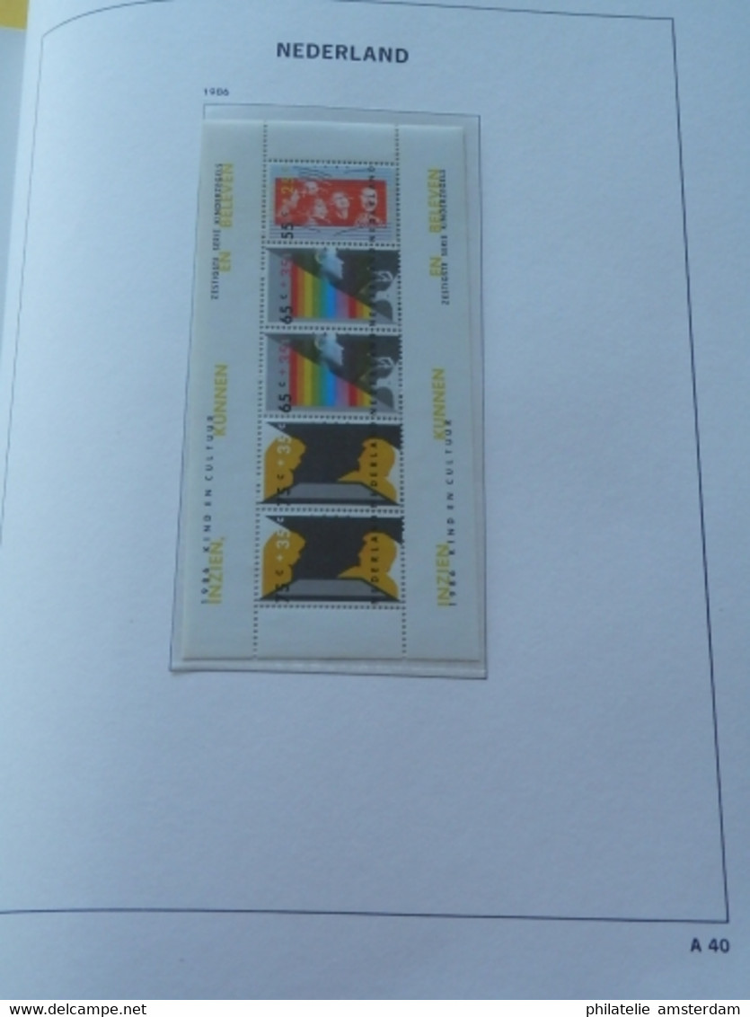 Netherlands 1969-1989: Nearly complete MNH collection in DAVO Luxury album with slipcase