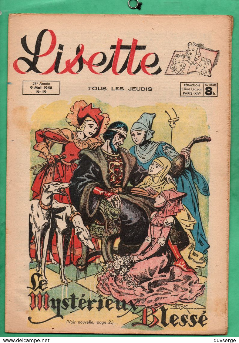 Magazine Lisette  No 19    ( 9 Mai 1948 ) - Lisette