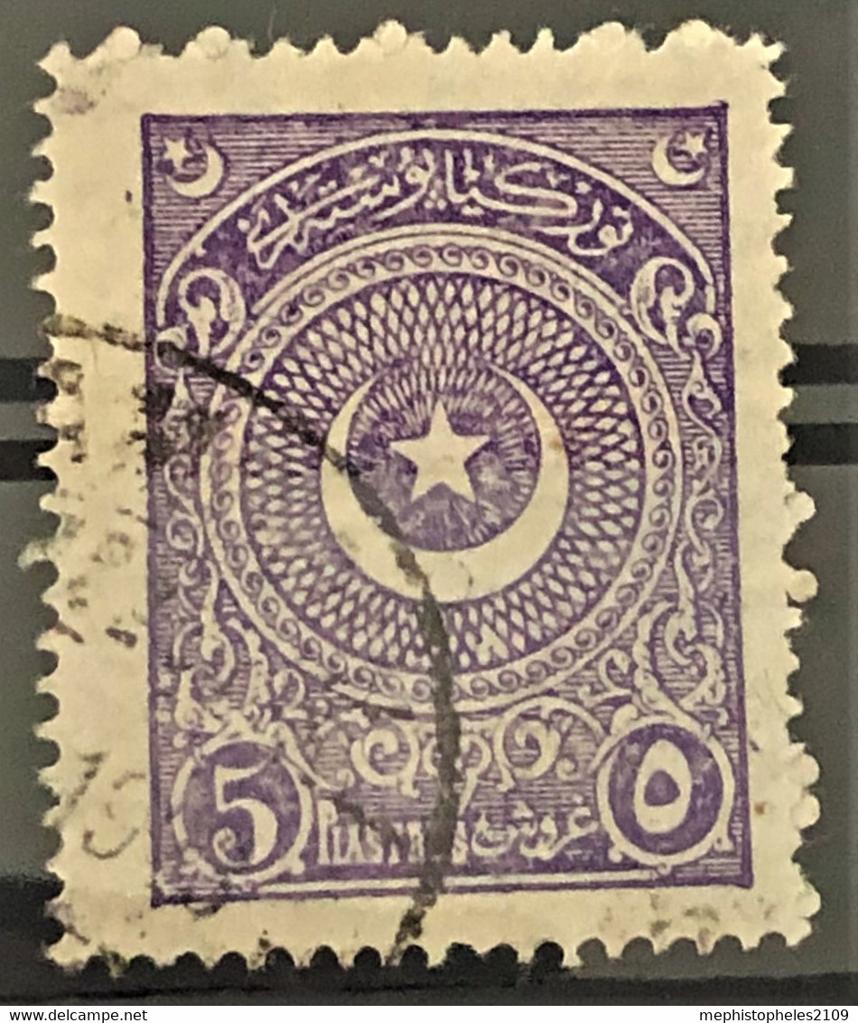 TURKEY 1923 - Canceled - SC# 613 - 5p - Usati