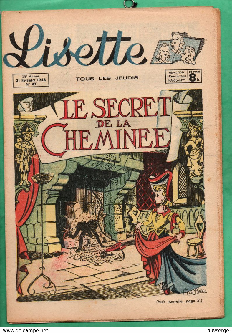 Magazine Lisette  No 47 ( 21 Novembre 1948 ) - Lisette