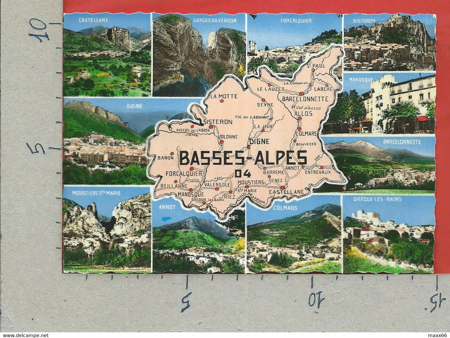 CARTOLINA NV FRANCIA - BASSES ALPES 04 - Vedutine Multivue - 10 X 15 - Otros & Sin Clasificación