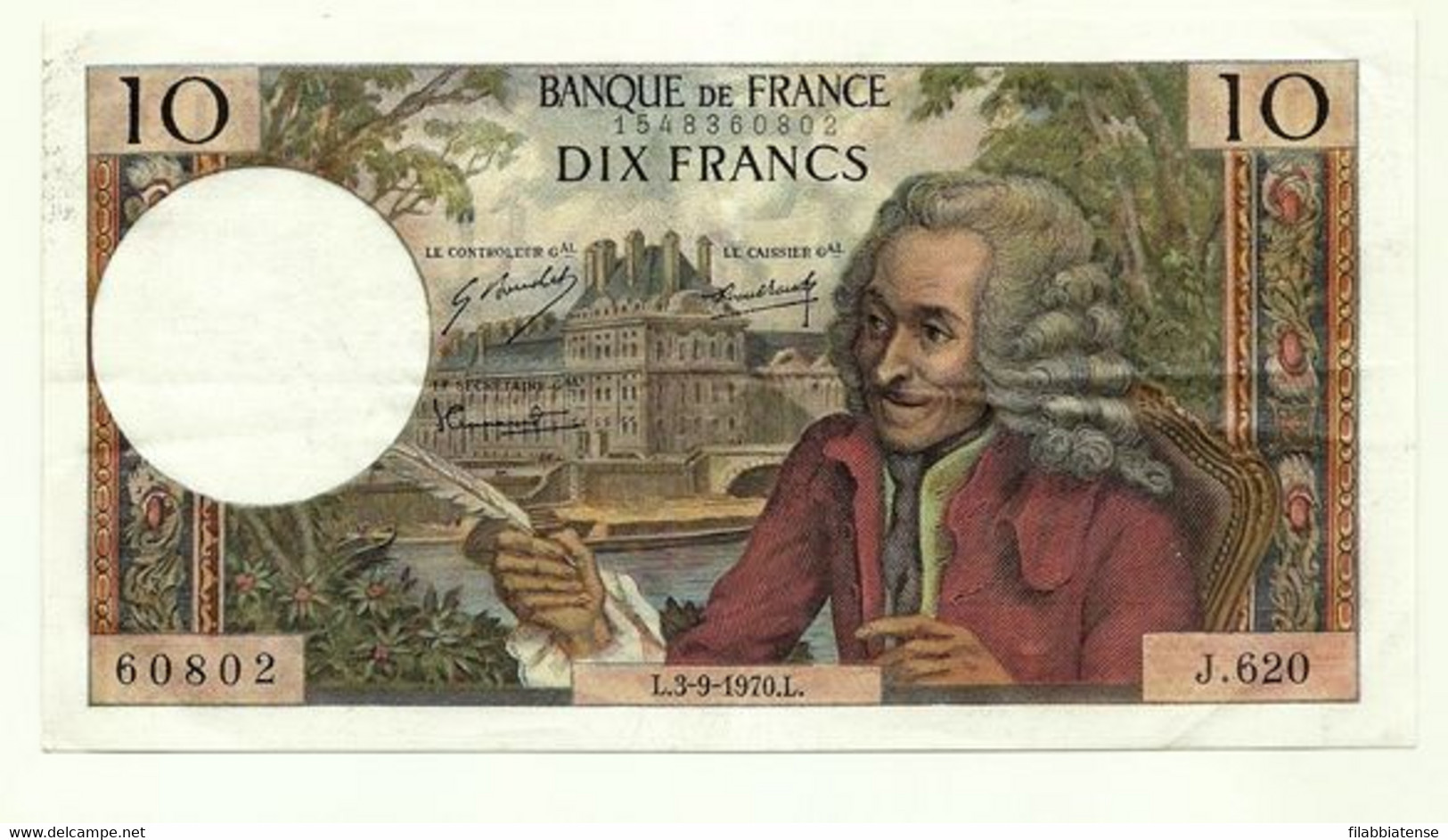 Francia - 10 Francs 1970    ++++++ - 10 F 1963-1973 ''Voltaire''