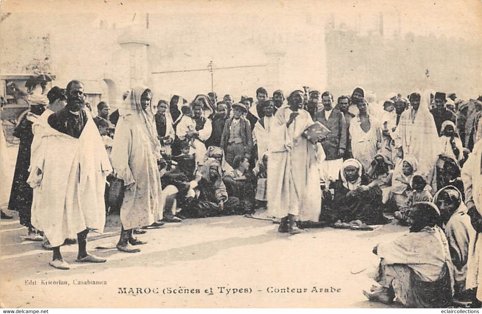 Thème: Littérature:    Conteur Arabe . Maroc        (voir Scan) - Fiabe, Racconti Popolari & Leggende