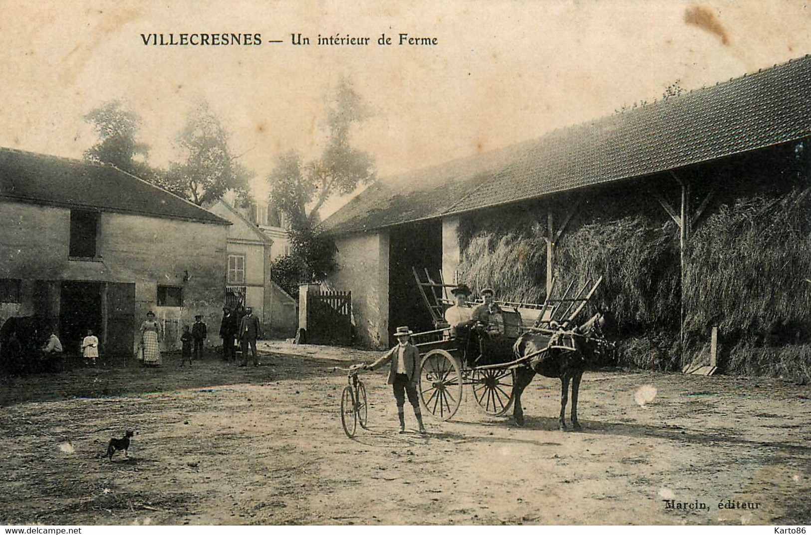 Villecresnes * Un Intérieur De Ferme * Scène Agricole Agriculture - Villecresnes