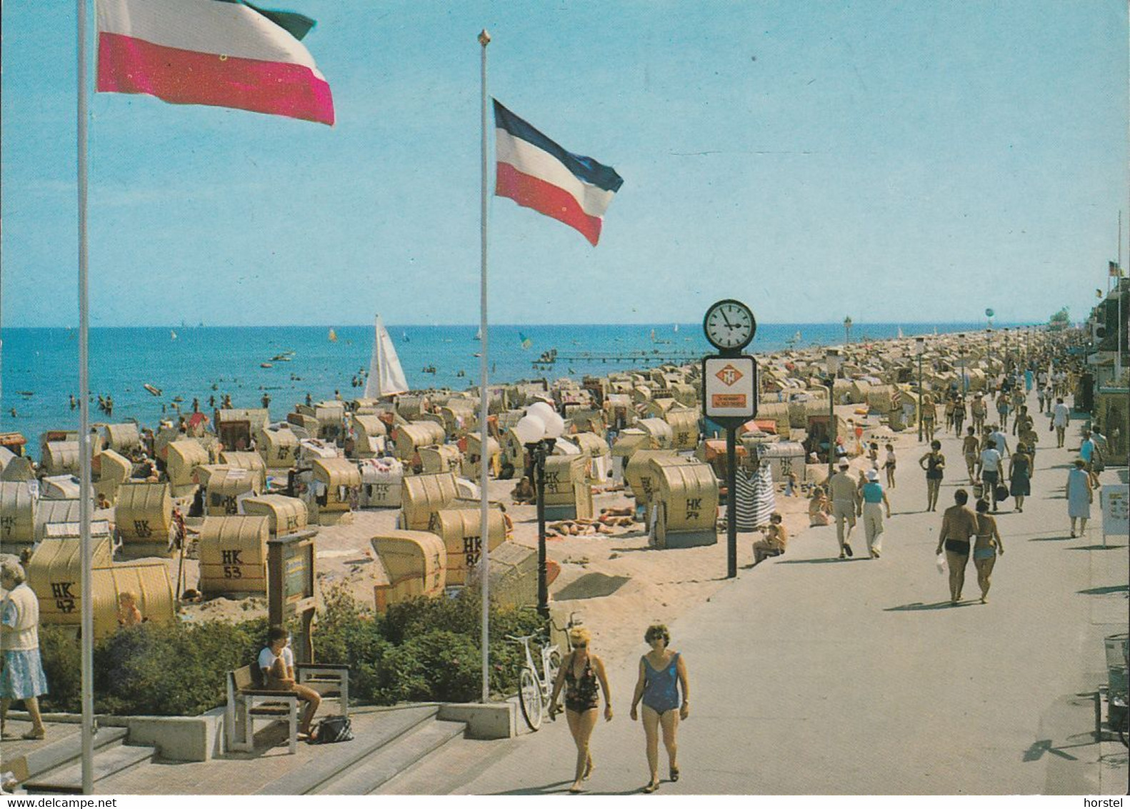 D-23747 Dahme - Ostseeheilbad - Strand - Promenade - Dahme