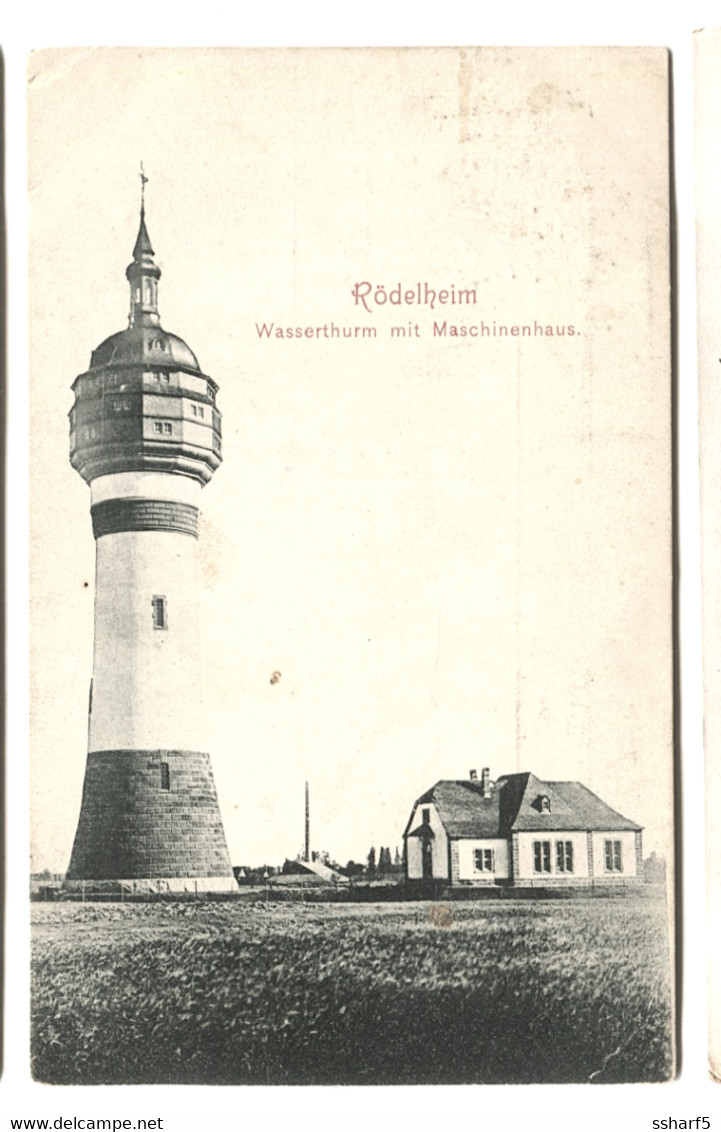 Rödelheim Wasserthurm Mit Maschinenhaus 1906 - Other & Unclassified