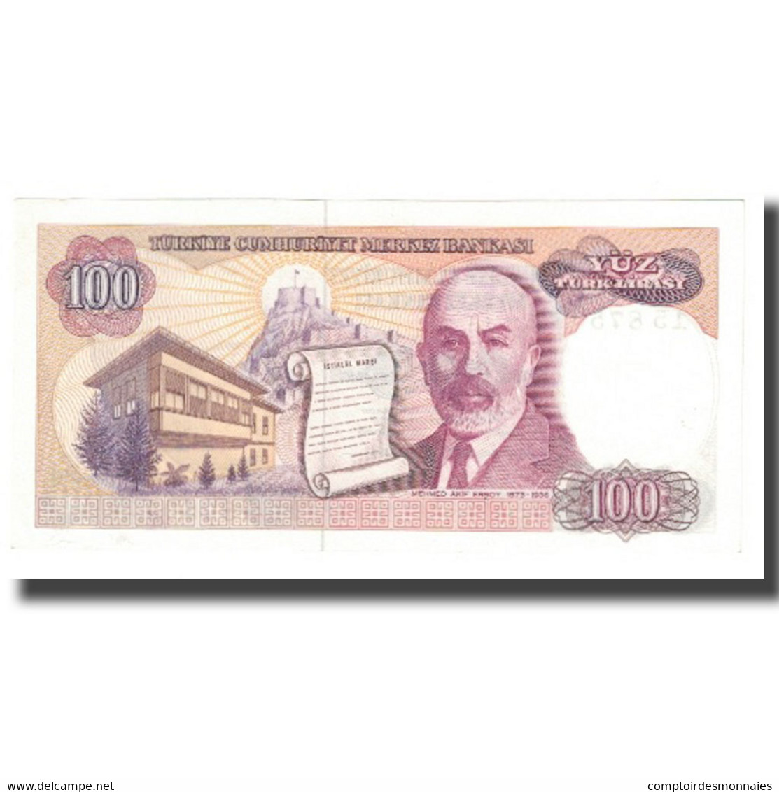 Billet, Turquie, 100 Lira, 1970, 1970-10-14, KM:194b, SPL - Türkei