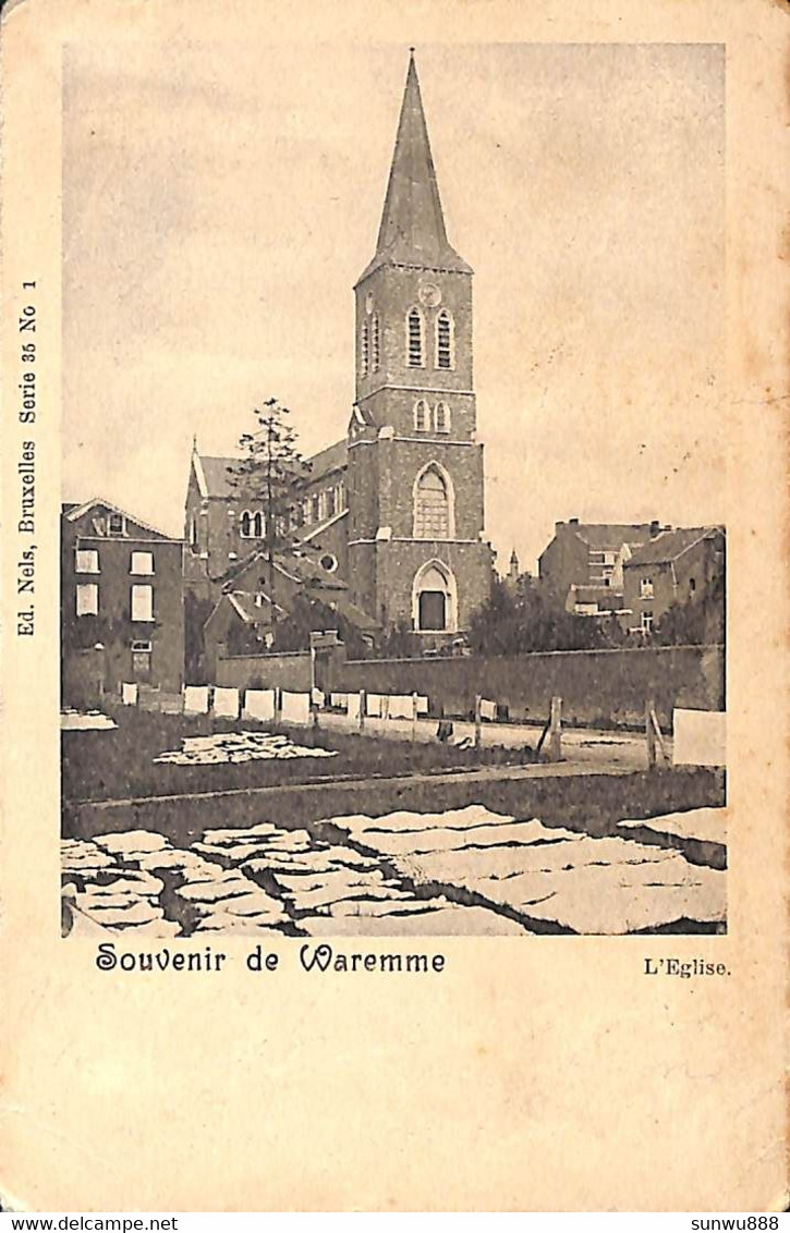 Waremme - L'Eglise (Nels 1902, Linge Draps) - Waremme