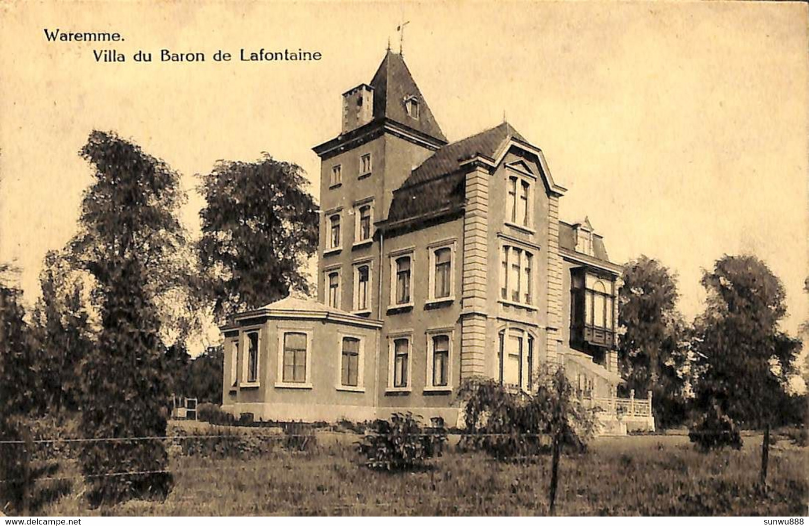 Waremme - Villa Du Baron De Lafontaine (Edit Jeanne 1926) - Borgworm