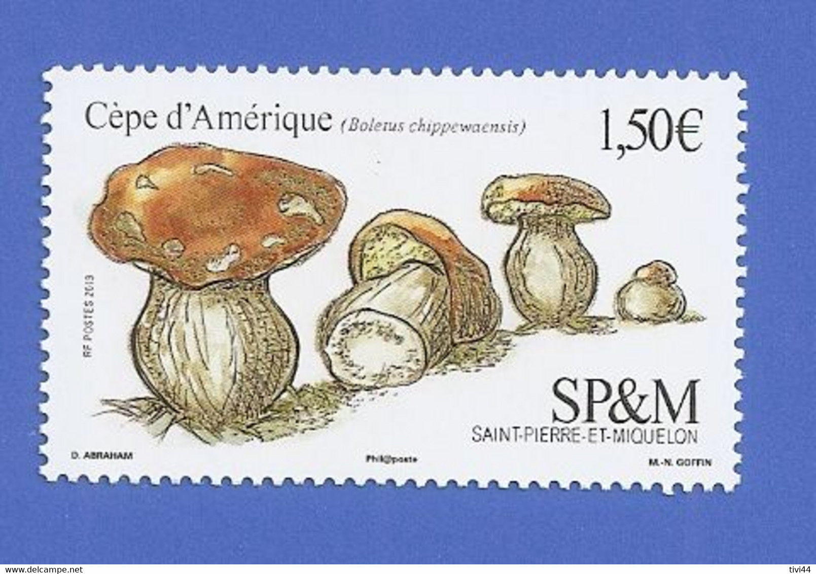 SPM - SAINT-PIERRE ET MIQUELON 1228 NEUF ** CHAMPIGNON - Nuovi