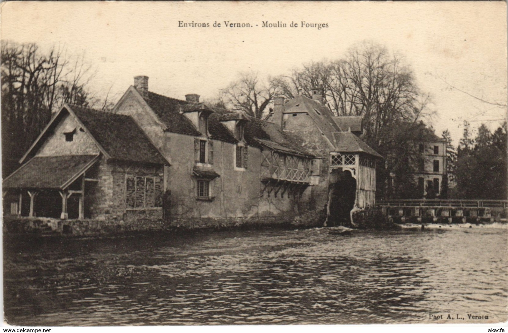 CPA FOURGES - Moulin Environs De VERNON (129033) - Fourges