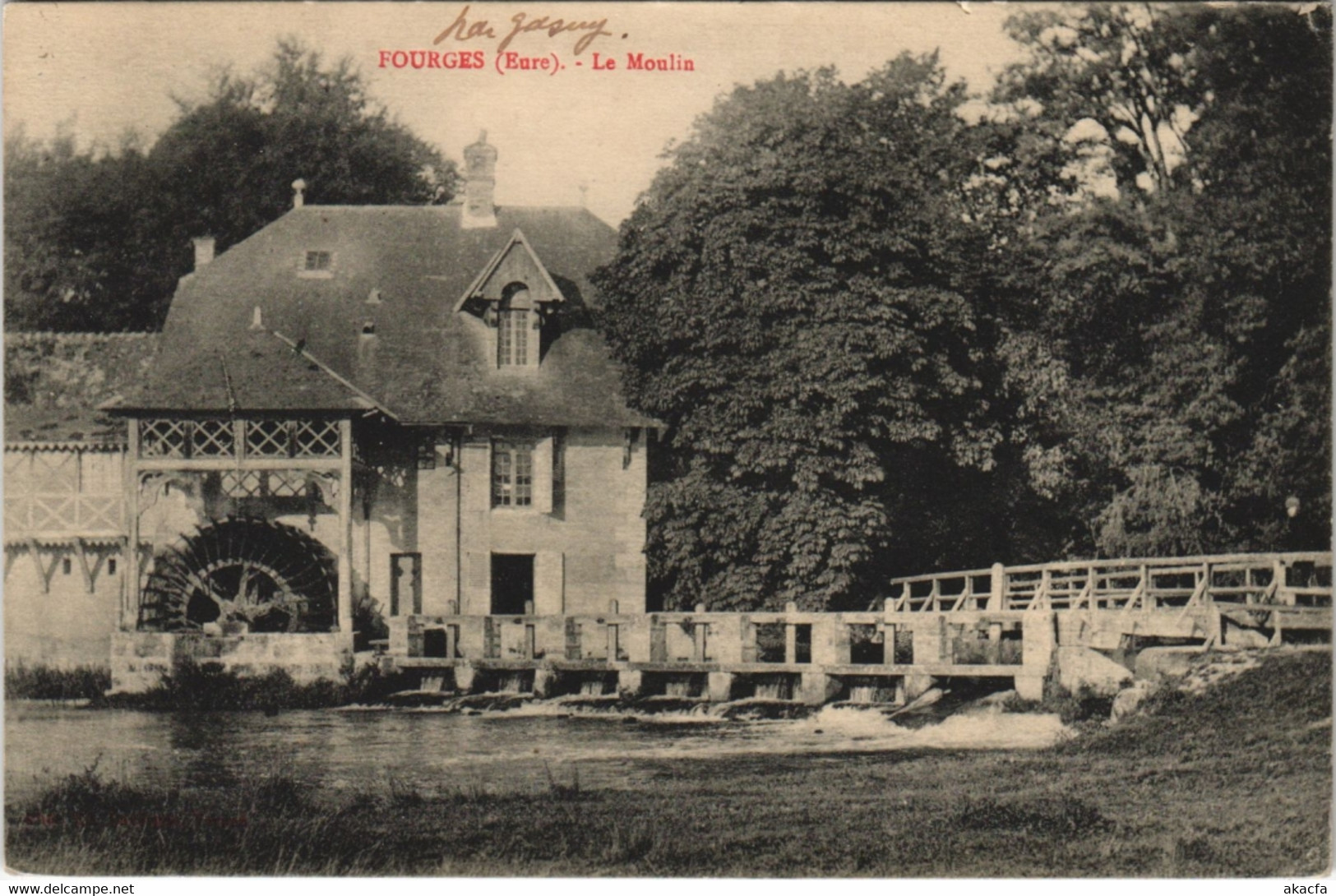 CPA FOURGES - Le Moulin (129035) - Fourges