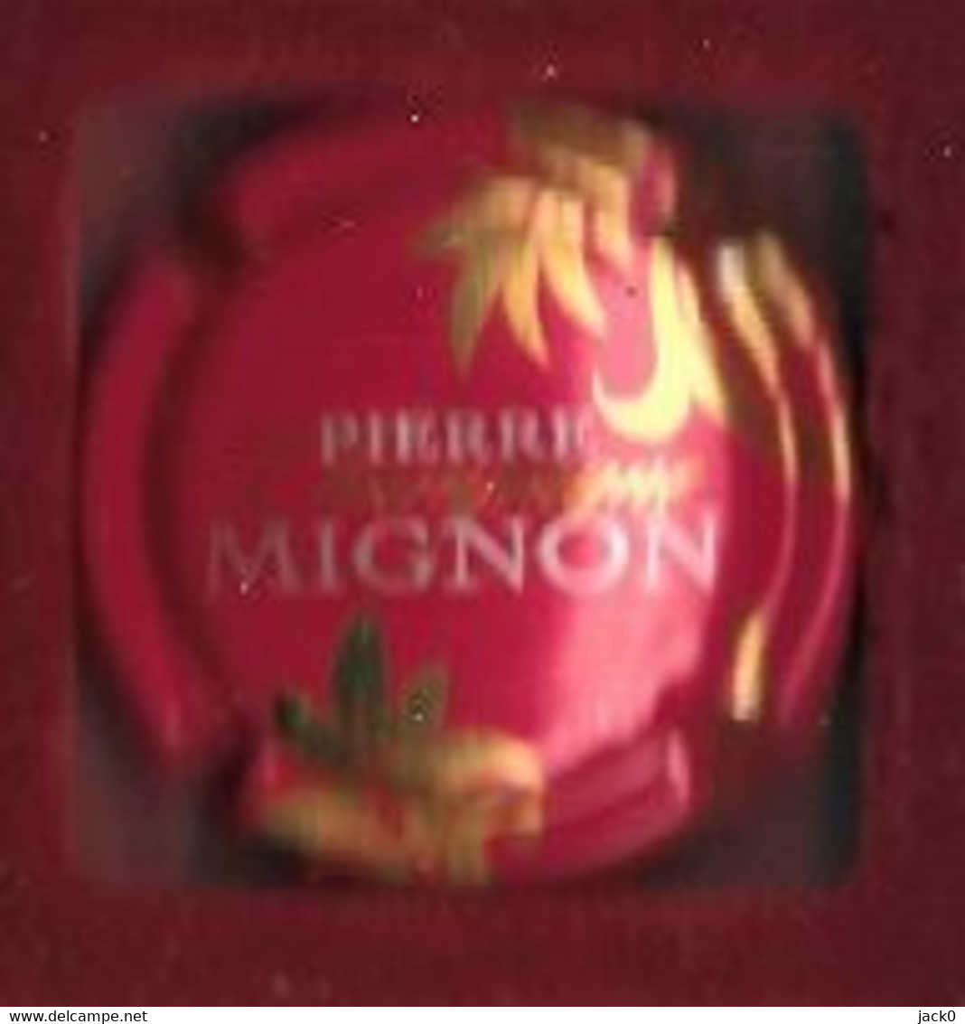 Boisson, Capsule De Champagne  Rouge  PIERRE  MIGNON - Mignon, Pierre
