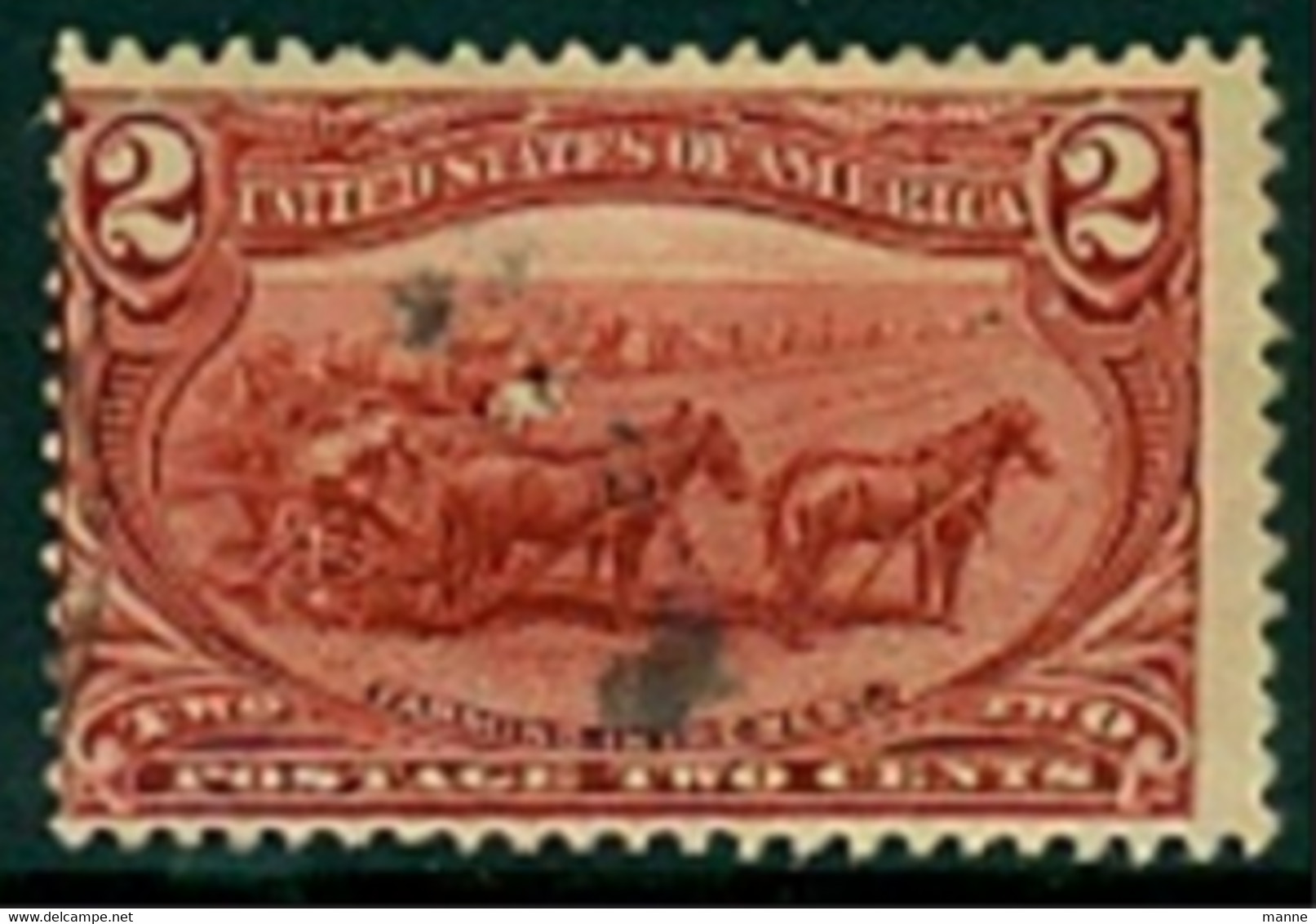 -USA-1898-"Farming In The West" (o) - Gebraucht