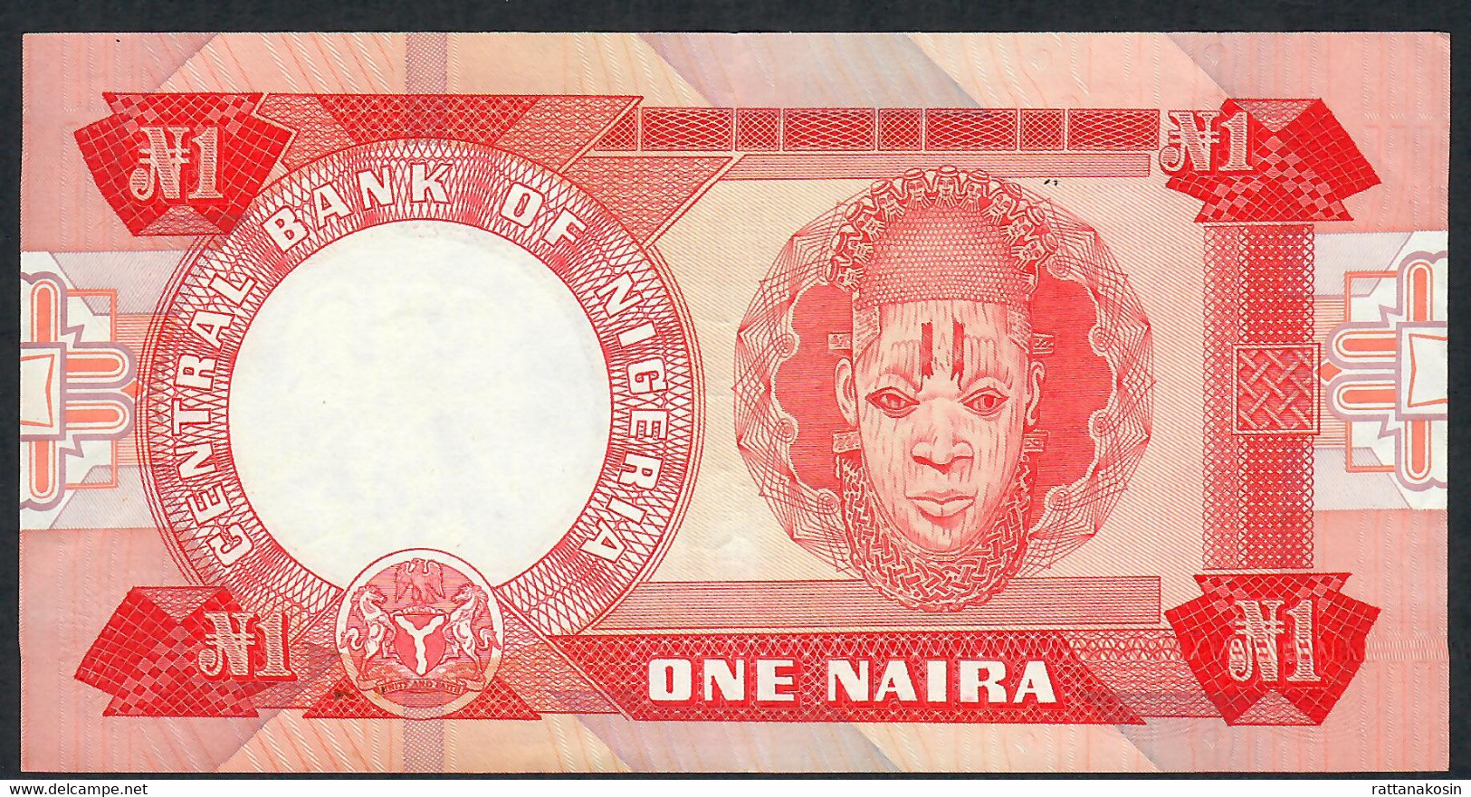 NIGERA P19a 1 NAIRA 1979 #I/86 Signature 7  VF-XF - Nigeria