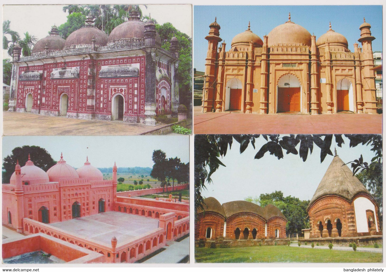 Bangladsh 2010 Commercial Use Complete Set Of 30 Postcard By Govt Archeological Relics RARE Limited Print Mosque Nature - Bangladesch